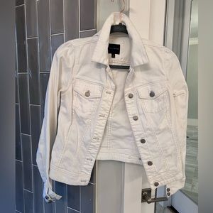 The Limited White Jean Jacket Size XS
